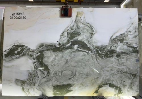 Landscape painting marble