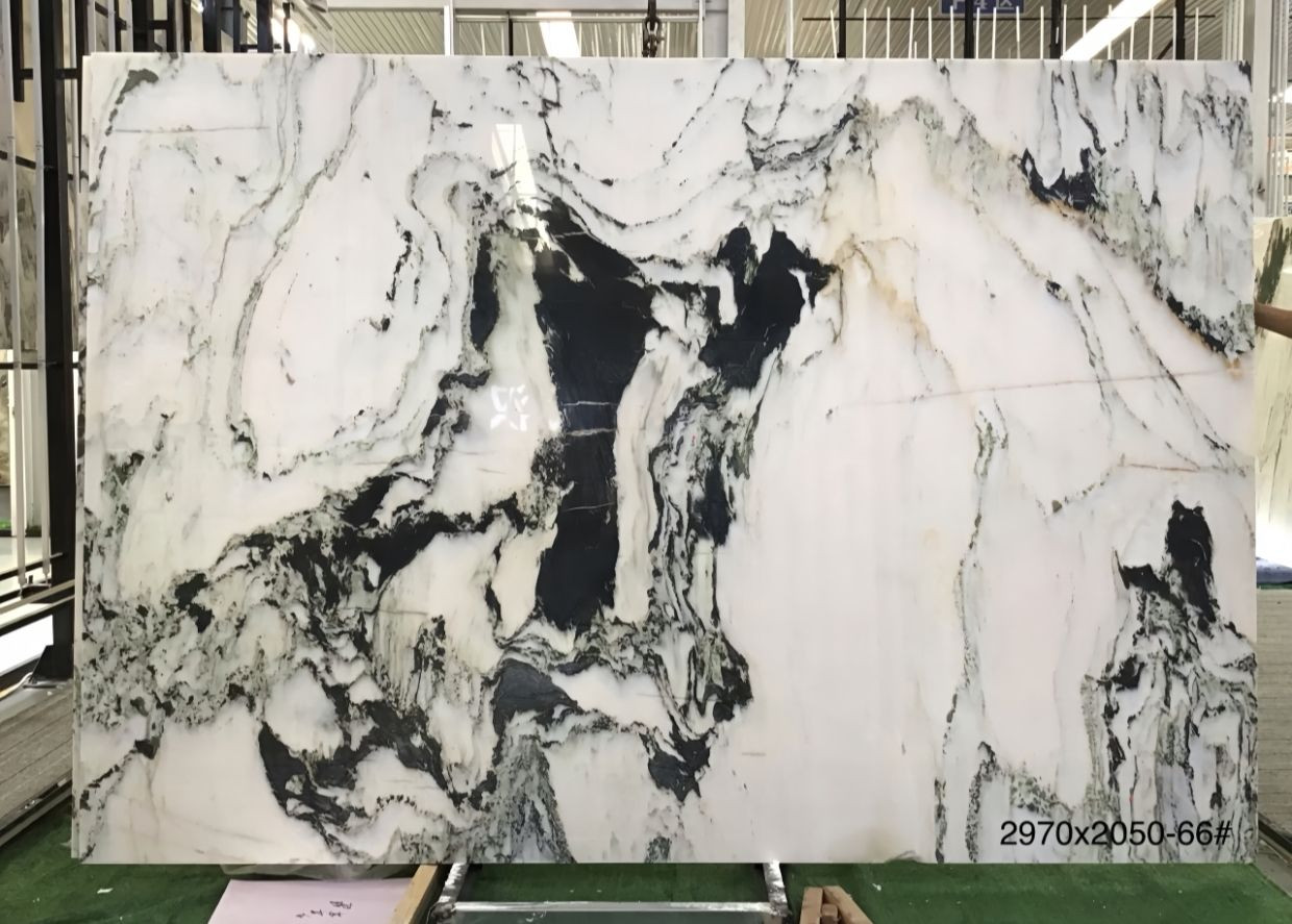 Landscape painting marble